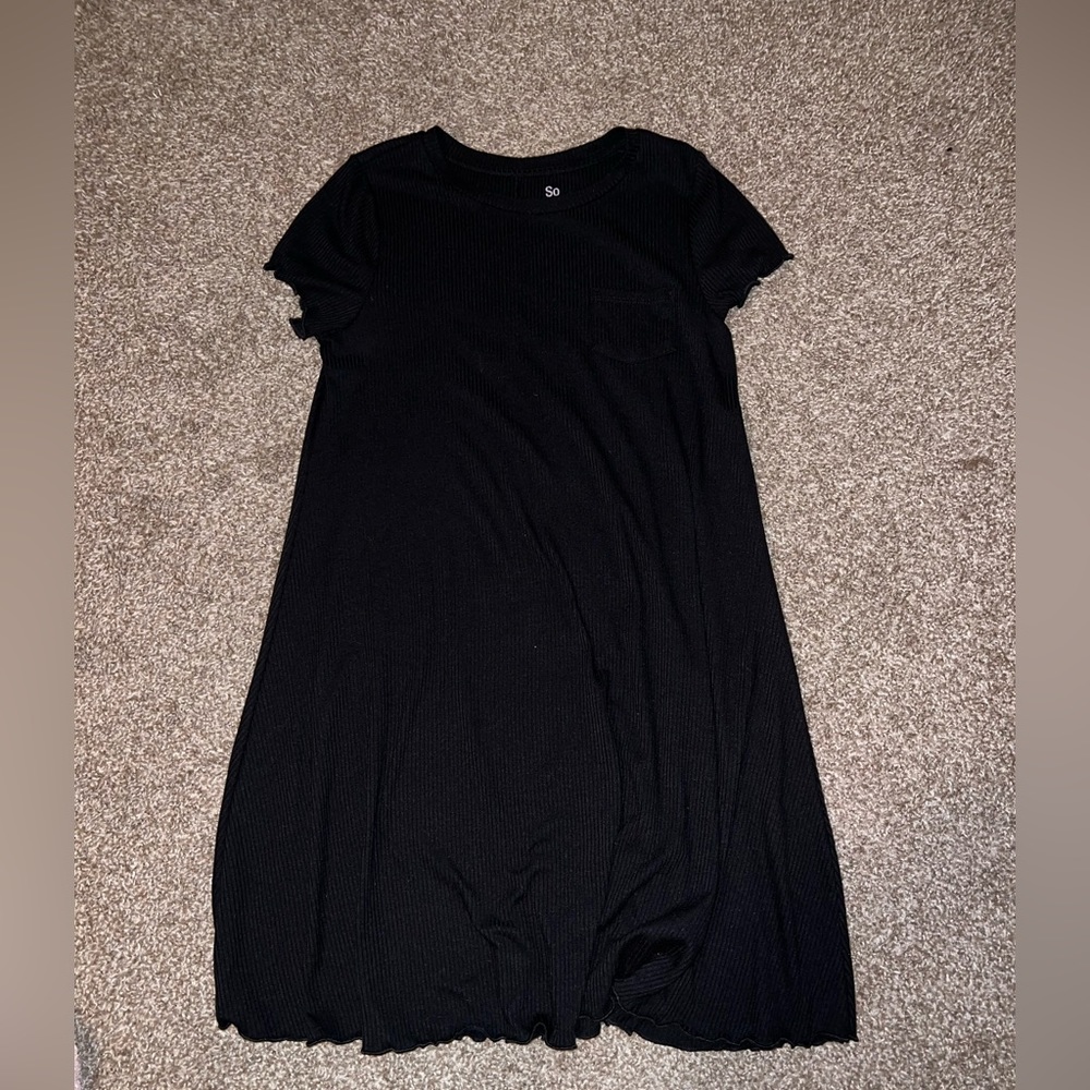 Ribbed tshirt dress